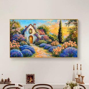 坠入梦境di数字油画手工画画填色手绘风景治愈系减压油彩装饰画