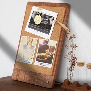 软木板家用记事板桌面氛围感明信片拍立得便签便利菜单海报装饰