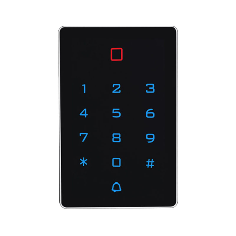 智能双开玻璃门无框电插锁密码IC刷卡电子门禁系统套装磁力锁支架