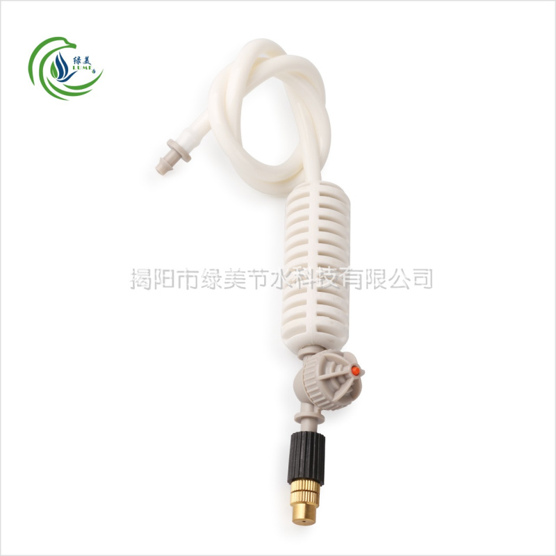 白色倒挂度以色列无遮挡旋转 大棚喷灌温室园艺 十字雾化喷头