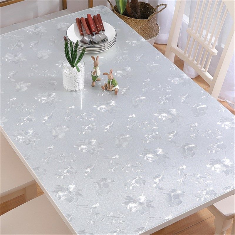 桌垫防水隔热防烫厚塑料无味水晶板软玻璃防油免洗餐桌布,居家布艺,桌布,淘宝优惠券,粉丝福利购,淘宝优惠卷