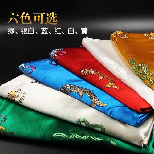 接待贵宾哈达 档八宝蒙古族藏族通用礼仪烫金彩色哈达米