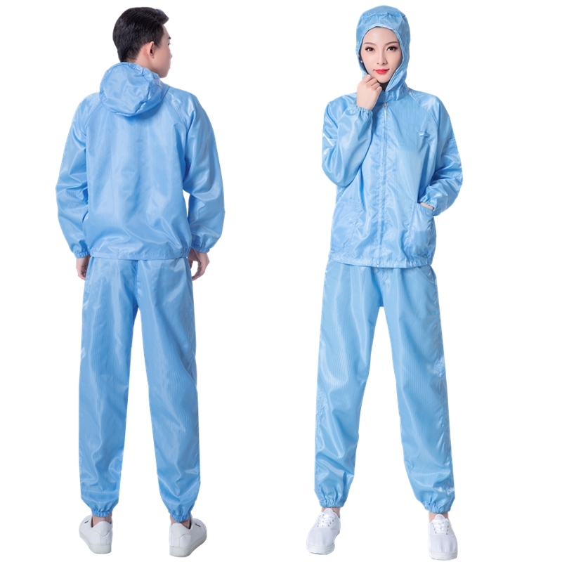 静电防尘工作服充绒连体无尘服透气全身喷涂防护服喷漆服防护