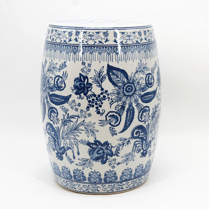 青瓷梳妆凳换鞋凳 新古典陶瓷 鼓凳墩子新,住宅家具,鼓墩/绣墩,淘宝优惠券,粉丝福利购,淘宝优惠卷