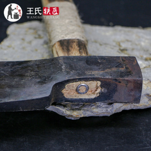 王氏铁匠手工锻打木工斧老木匠斧子锰钢劈柴剁骨伐树斧卷崩