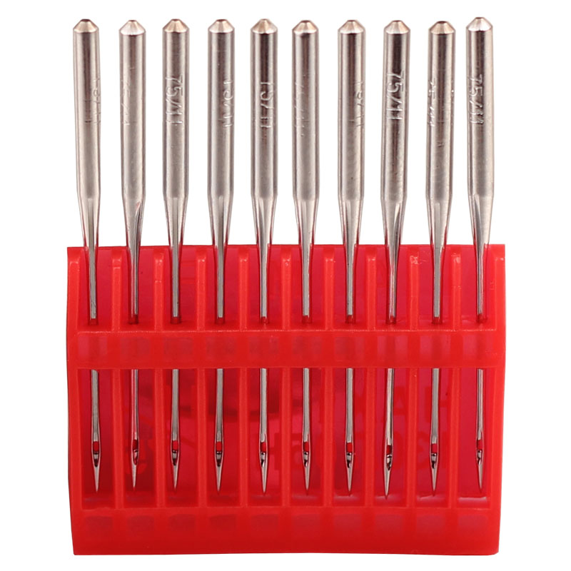 家用缝纫机针高强硬度防跳线多功能老式脚踏电动衣车扁头机针