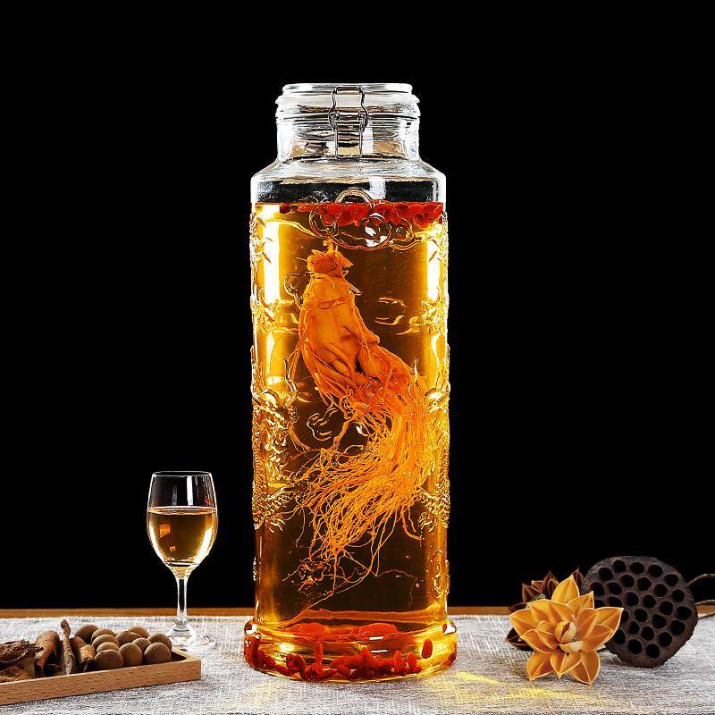 泡酒瓶人参酒坛密封卡扣瓶加厚龙头斤泡酒玻璃瓶坛子梅酒瓶,厨房/烹饪用具,泡酒瓶,淘宝优惠券,粉丝福利购,淘宝优惠卷