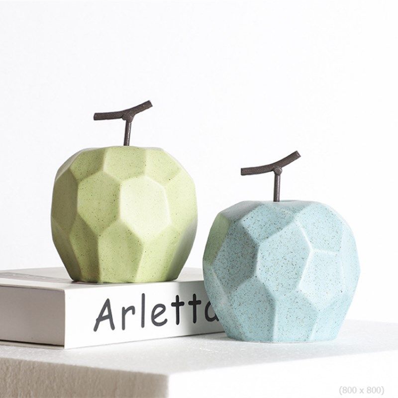 现代创意陶瓷果梨样板房售楼处桌面电视柜水果软装饰品,家居饰品,装饰摆件,淘宝优惠券,粉丝福利购,淘宝优惠卷