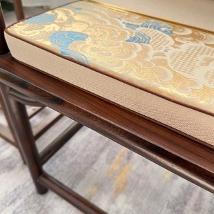 中式靠山枕茶椅垫圈椅坐垫靠垫防滑拆洗定制云朵沙发抱枕靠背垫