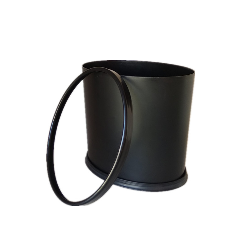 酒店椭圆形塑料垃圾桶无盖单层10L客房卫生间垃圾桶卧室客厅家用