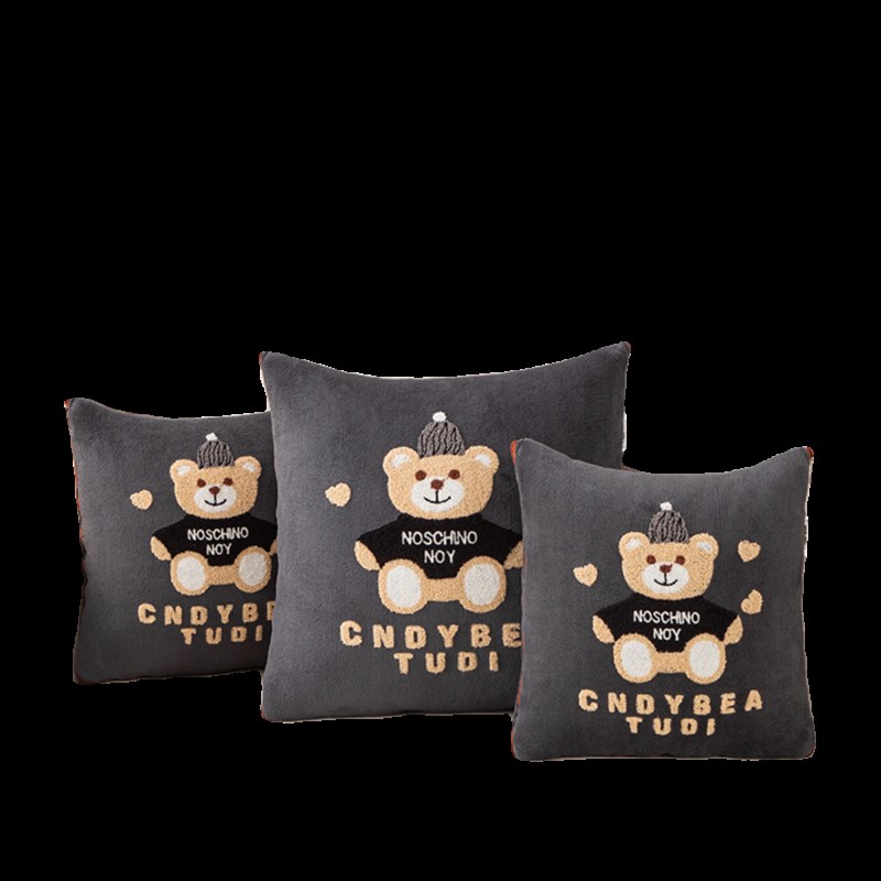 冬加厚保暖两用抱枕被靠垫枕头被午休空调被汽车沙发学生午睡卡通