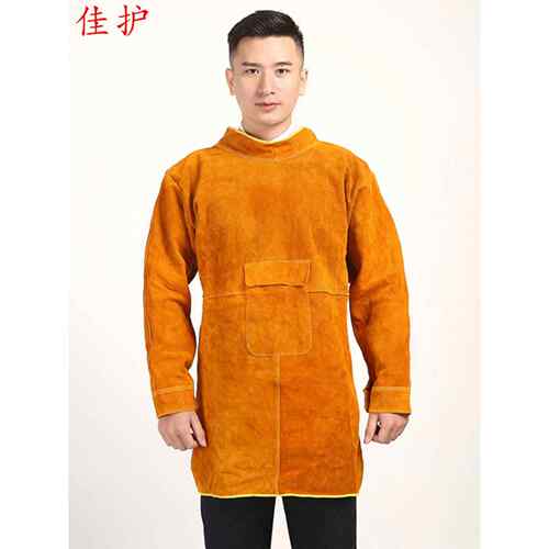中固牛皮电焊防护服焊工工作服防烫阻燃耐高温皮衣氩弧焊焊接围裙