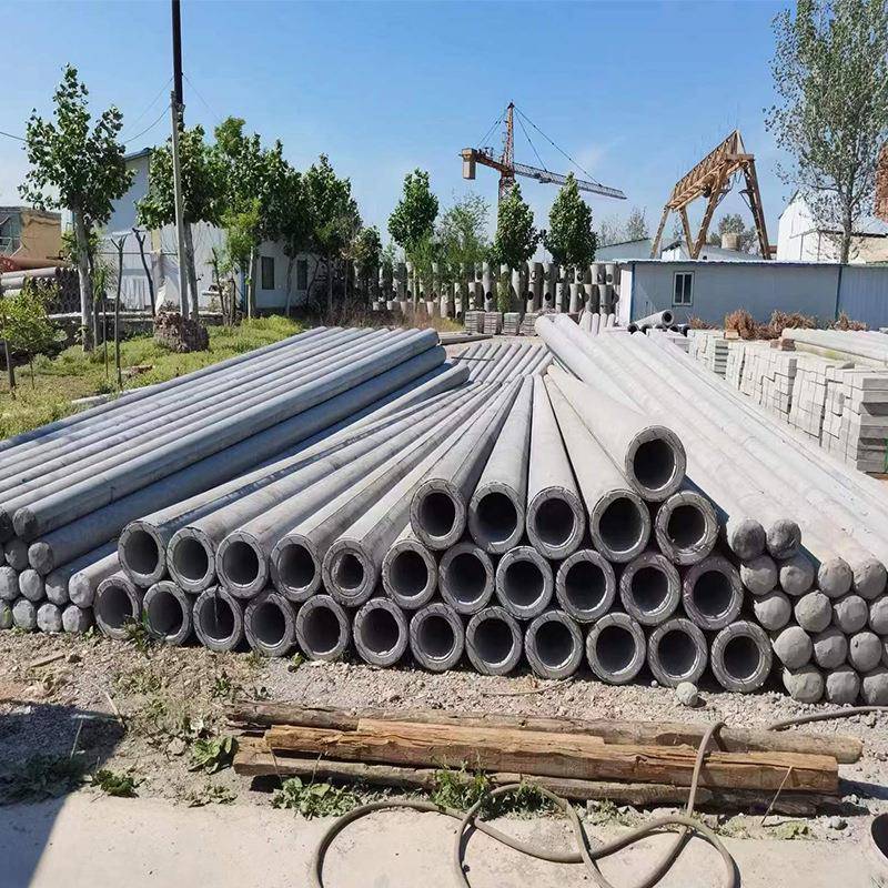 工程用水泥电线杆非预应力供电用水泥杆6-20米混凝土电线杆