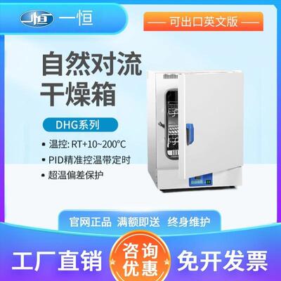 一恒DHG-9051A自然对流恒温干燥箱实验室电热恒温干燥箱电热干燥