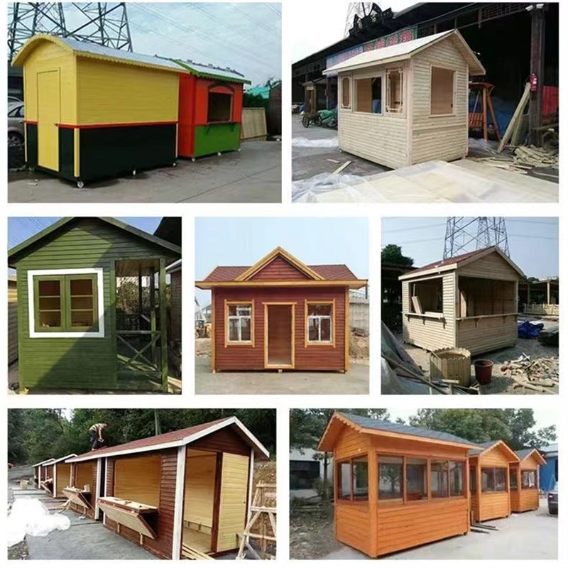 木屋岗亭景区小木屋设备t房木制售票亭定制售货亭户外防腐木售卖