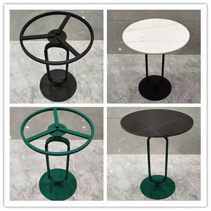 铁艺桌腿支架办公桌脚大板桌子桌架金属脚架岩板大理石支撑架吧台