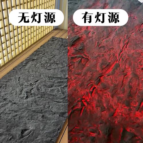 火山透光板发光火山岩板石材溶积岩透光板透光背景墙材料