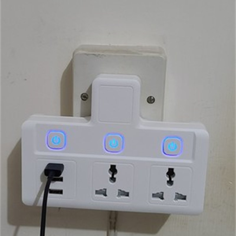 白色英规港式多功能插板u插座英制港版多孔无线转换器