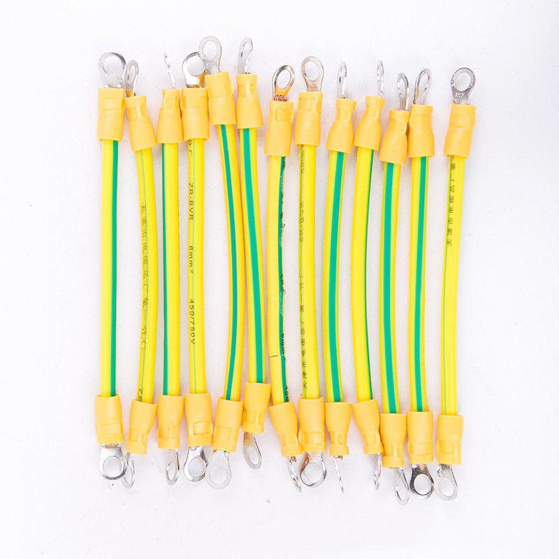 光伏板接地线平方黄绿色接地线桥架跨接线机房设备接地线