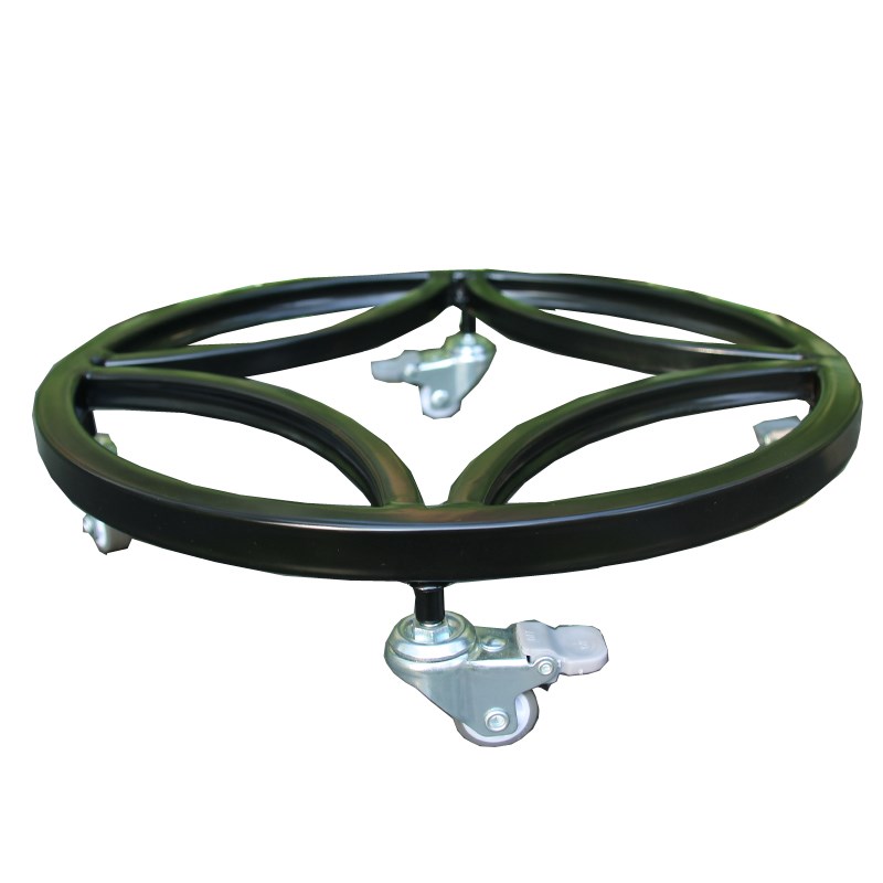 zhongma/忠马 圆型花盆底座带轮承重工业万向轮移动托盘盆栽底架