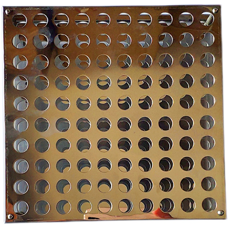 不锈钢试管架比色管架/1mm100孔离心实验室器材多功能抽血孔径