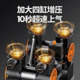 德国佳普空压机打气泵小型空气压缩机无油静音高压木工喷