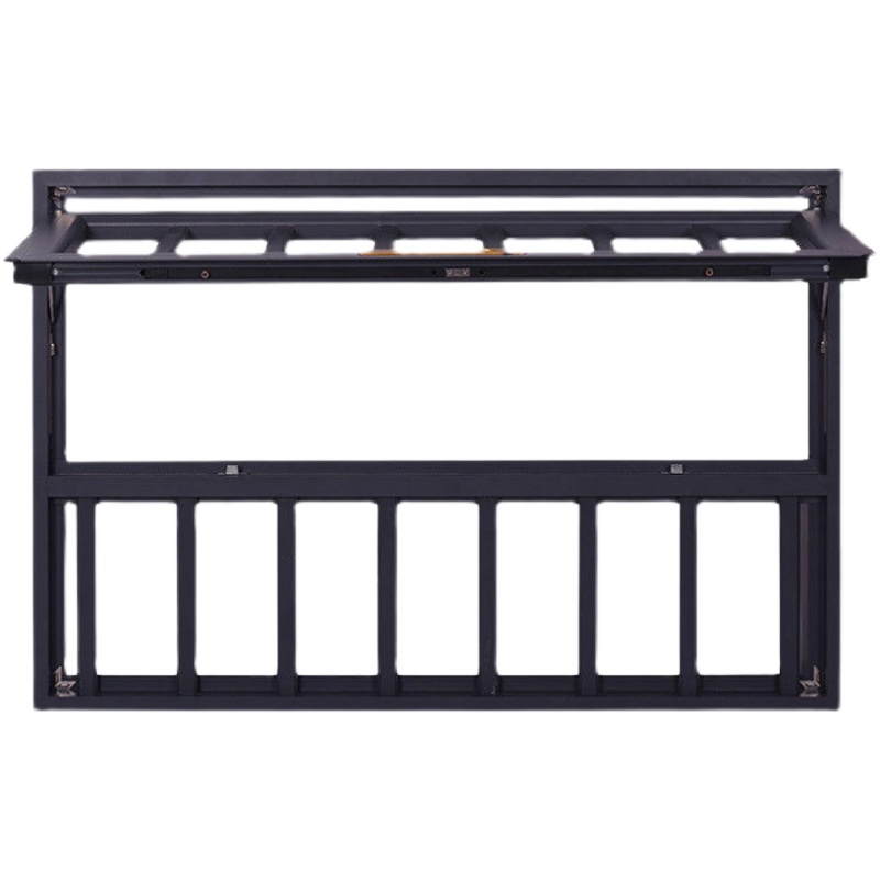 多功能防护栏阳台折叠晾衣架窗户室内儿童安全家用自装防盗窗栏杆