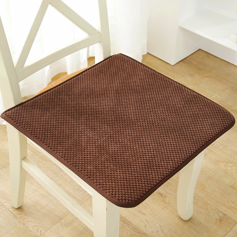 灯绒纯色椅子垫四季通用餐椅垫防滑灰色学生办公室屁股座电脑坐,居家布艺,椅垫,淘宝优惠券,粉丝福利购,淘宝优惠卷