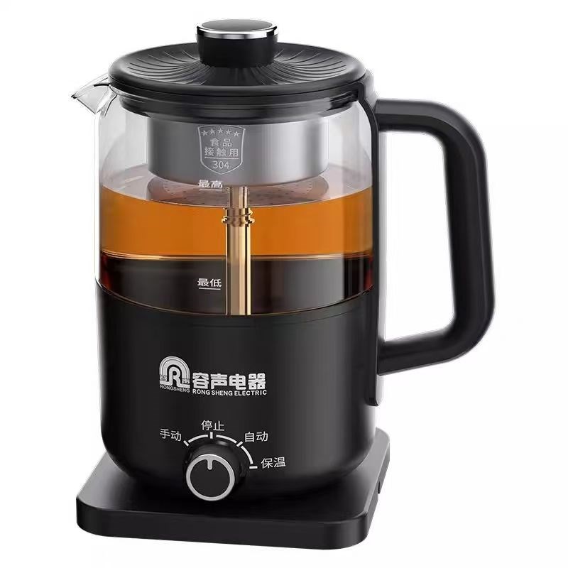容声煮茶器全自动加厚玻璃喷淋式煮茶壶家用多功能烧水壶电热水壶