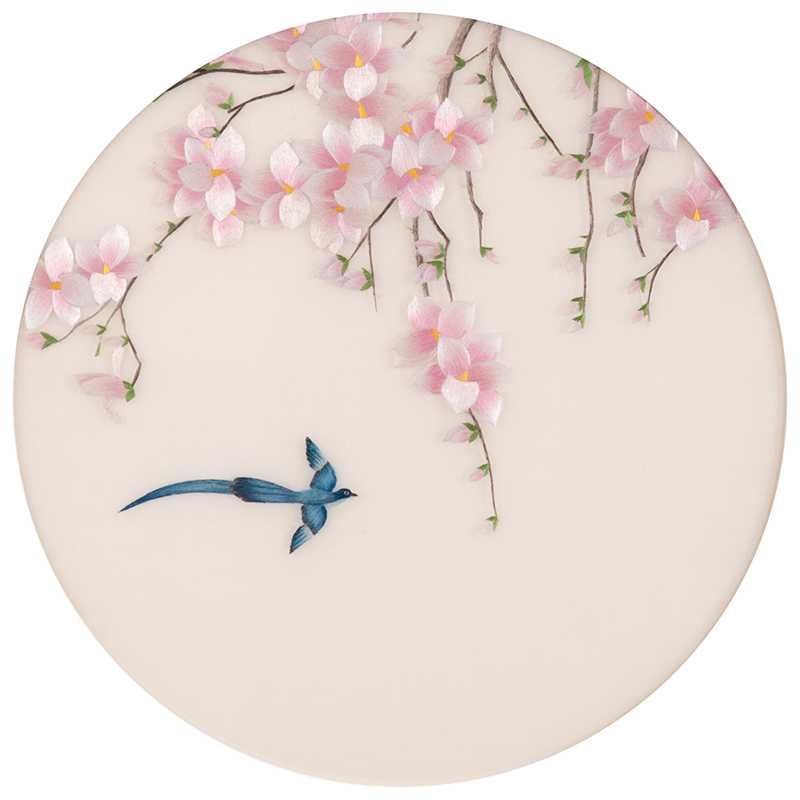 苏绣刺绣DIY套件初学针迹扫描花卉蝴蝶手工自学装饰画苏州材料包图片