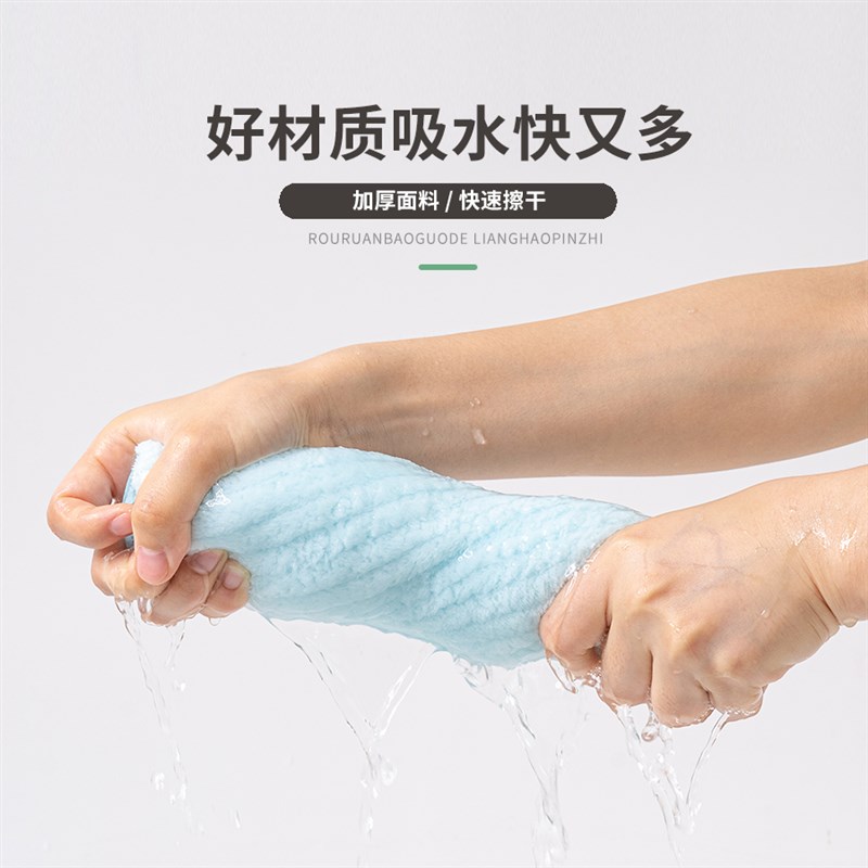 条纹浴巾男女超强吸水速干毛巾卡通可爱珊瑚绒不掉毛家用2022新款