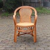 藤椅天然真藤单老手工编织阳台客厅休闲靠背椅办公椅