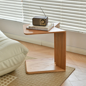 实木边几橡木小茶几客厅沙发边桌小户型床头柜角几