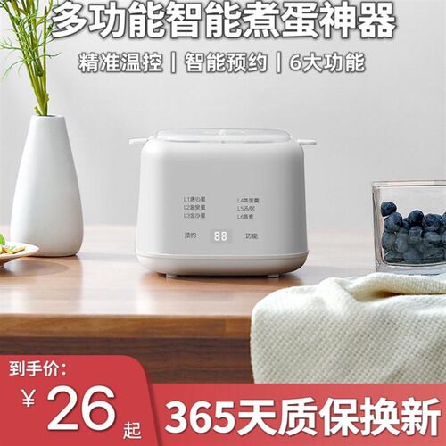 煮蛋器新款自动断电小型一宿舍智能蒸蛋器