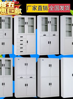 希普顿文件柜铁皮柜办公室钢制文件柜矮柜i凭证档案柜资料文件柜