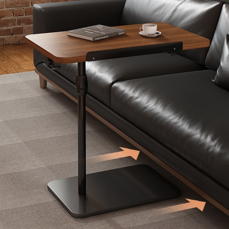 可升降床边桌电脑桌客厅沙发边几移动办公桌可旋转家用卧室小桌子