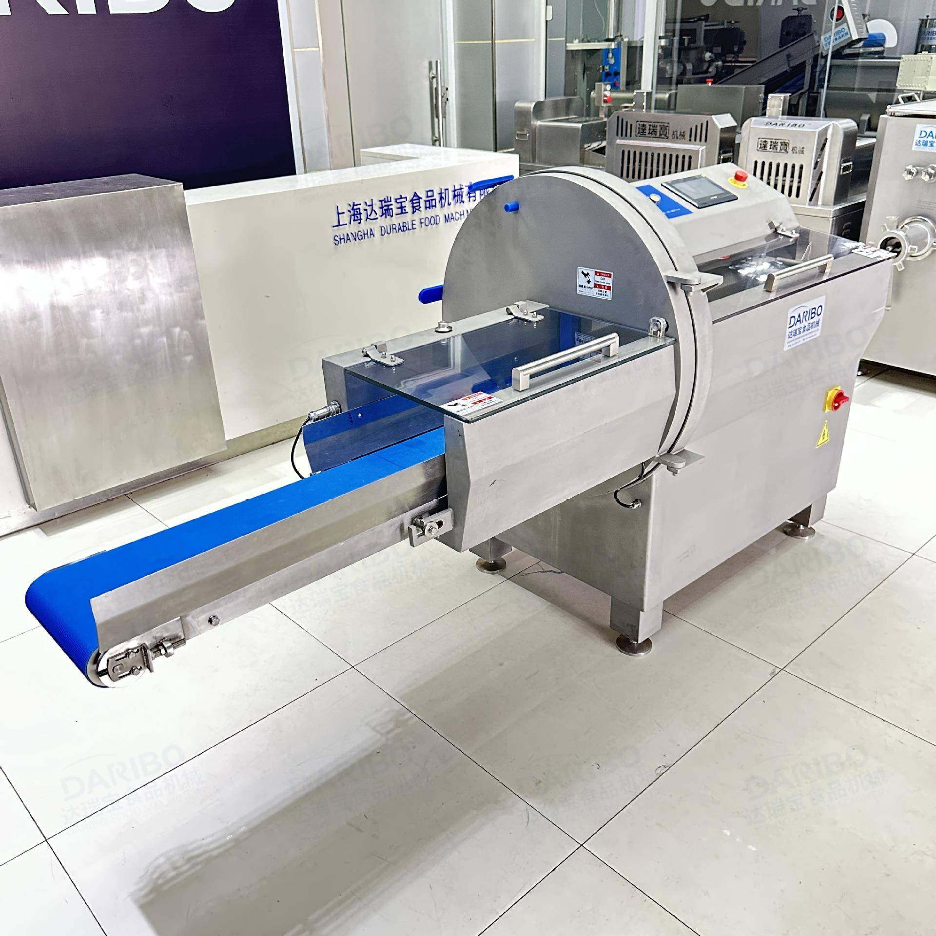 lDRB-21K冻肉切片机商用烟熏五花肉培根切片大型砍排机带分份