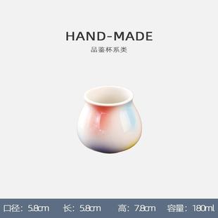 猪口杯釉下彩桃花洞釉咖啡专业赛事闻香品鉴杯意式浓缩咖啡杯