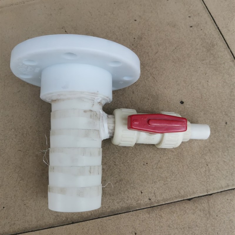 PP卸酸碱接头 法兰软管接头 带排气 化工槽车危化品车卸车卸料