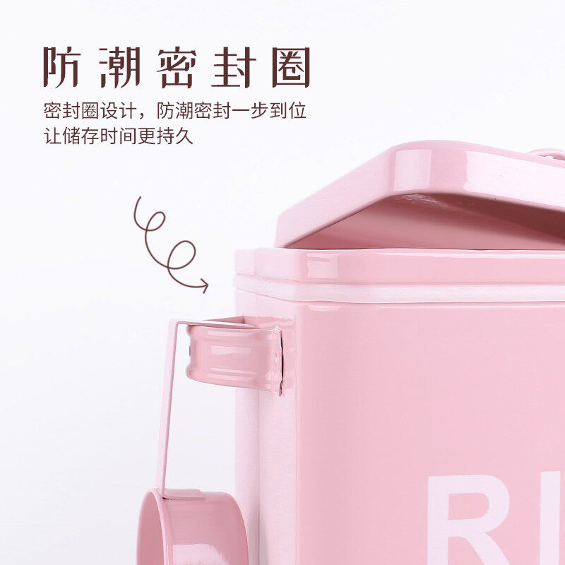 米桶家用小号防潮密封大容量防虫储米箱米缸面粉杂粮斤2斤
