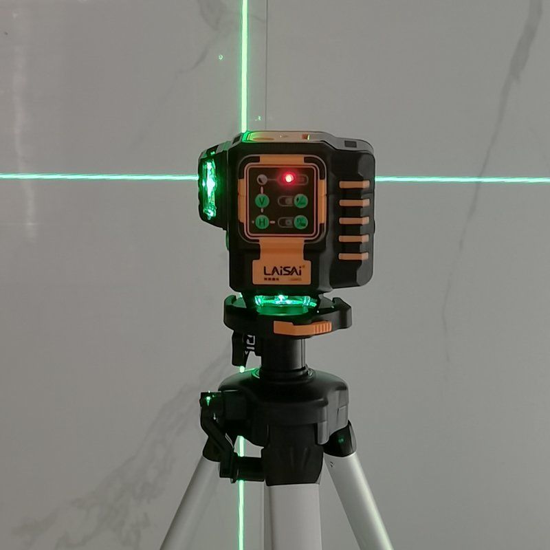 莱赛12线绿光贴地仪高精度高亮度贴墙仪LSG665S新款水平仪标线仪