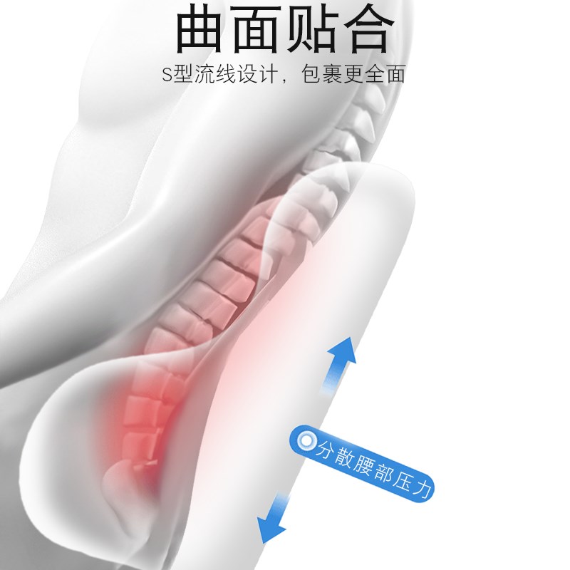 护腰靠垫办公室腰靠记忆棉腰垫座椅靠背孕妇久坐腰部支撑靠枕腰枕