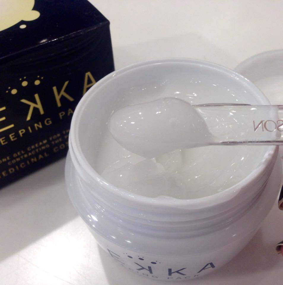 日本代购直邮 gekka 保湿滋润收缩毛孔睡眠面膜 80g