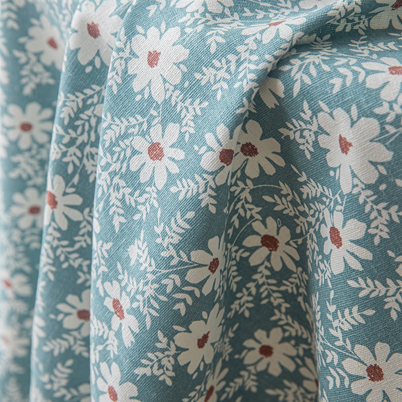 全棉高级感in田园流苏碎花桌布餐桌茶几装饰防尘盖布民宿长方形