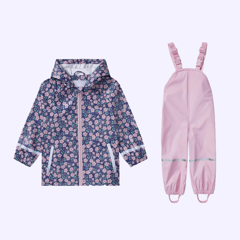 儿童雨衣雨裤分体装幼儿园效学生男童女童宝宝背带雨裤防水无味,居家日用,雨披/雨衣,淘宝优惠券,粉丝福利购,淘宝优惠卷