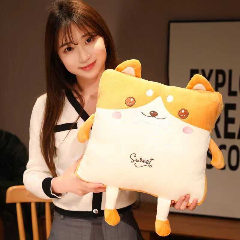 兴梦空调毯子二合一靠枕两用午睡毛毯兴梦,居家布艺,抱枕被,淘宝优惠券,粉丝福利购,淘宝优惠卷