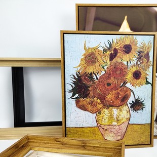 免装裱油画框装饰画外框色内外框绷画布成品油画内外框