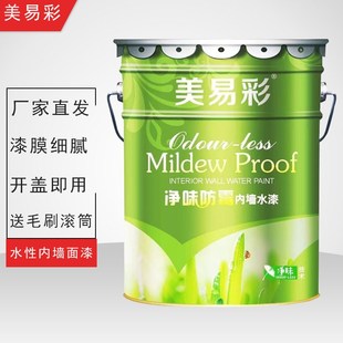 家用内墙乳胶漆室内墙面自刷面漆水性环保白色墙漆翻新涂料防潮霉