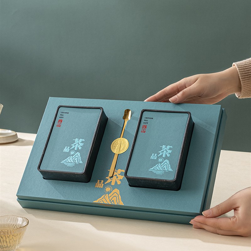 岩茶大红袍摆泡半斤装礼盒装空盒定制中式茶叶包装盒空礼盒肉桂