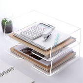 三锐文件架办公前台资料架叠加多层案盒创意书籍分类架学生试卷文